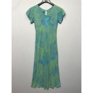 Tropical Tantrum Hawaiian Beach Short Sleeve Dress Size Small Floral B331 -27